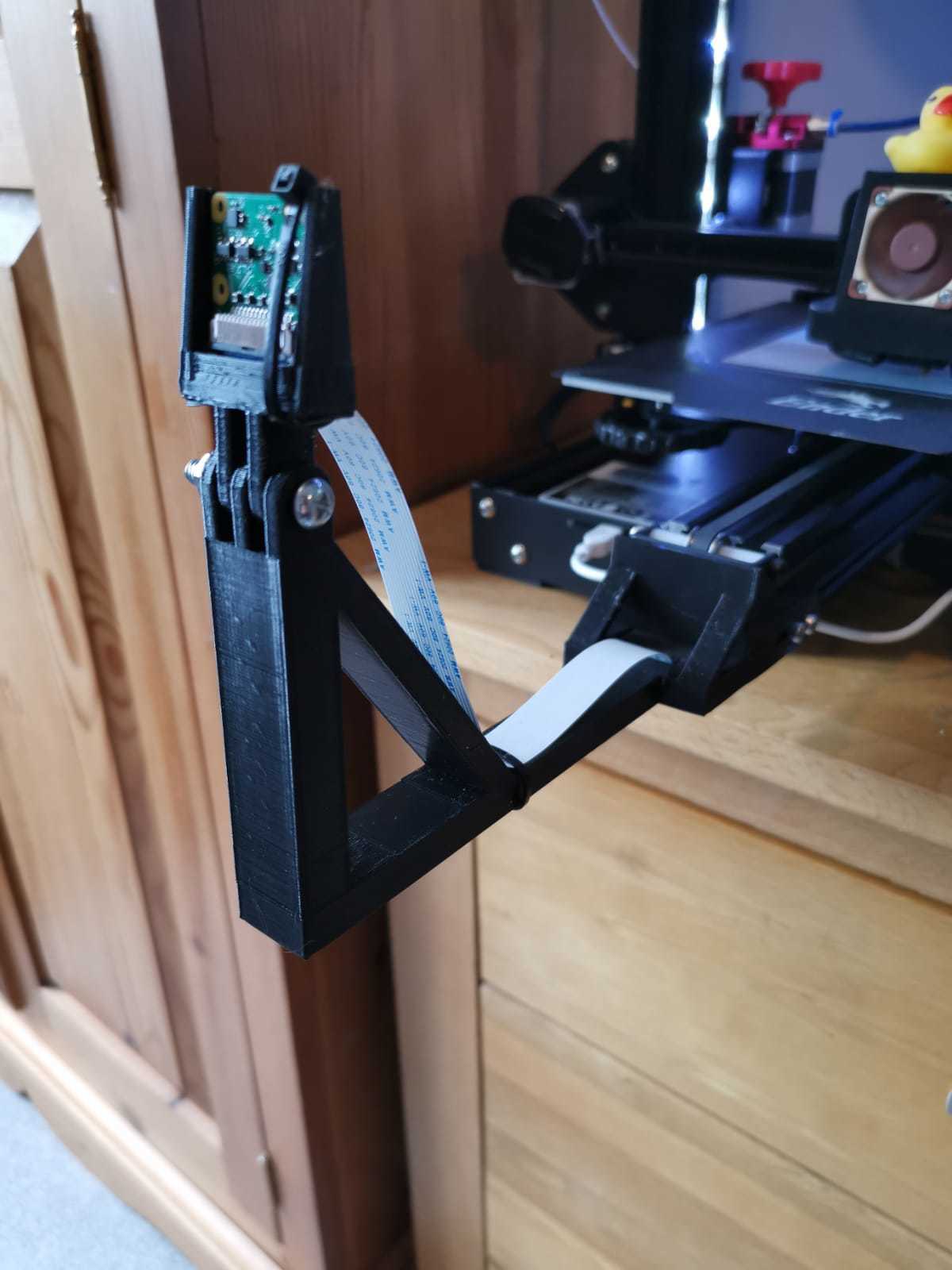 Free STL file Raspberry pi camera mount for Ender 3 Pro・Object to